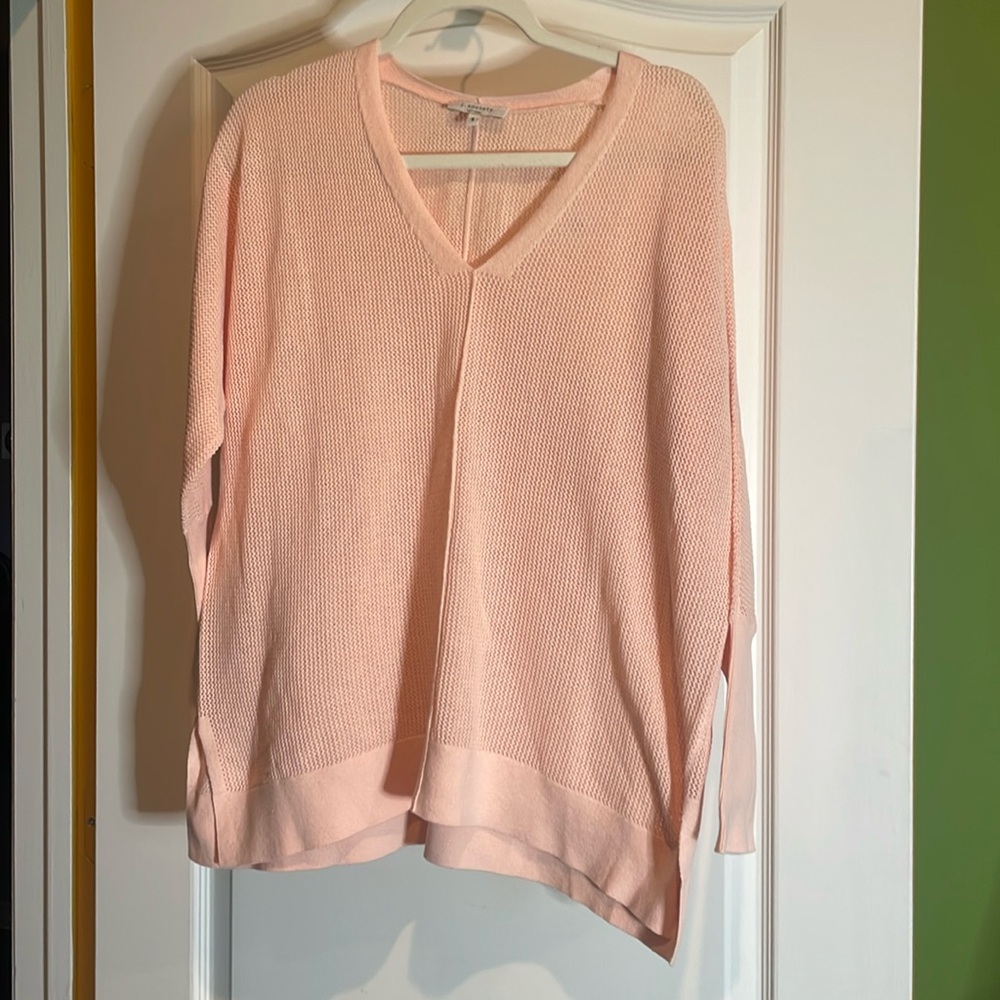 💗Pink lightweight, oversized Small, J society sweater P2P 25 NWOT